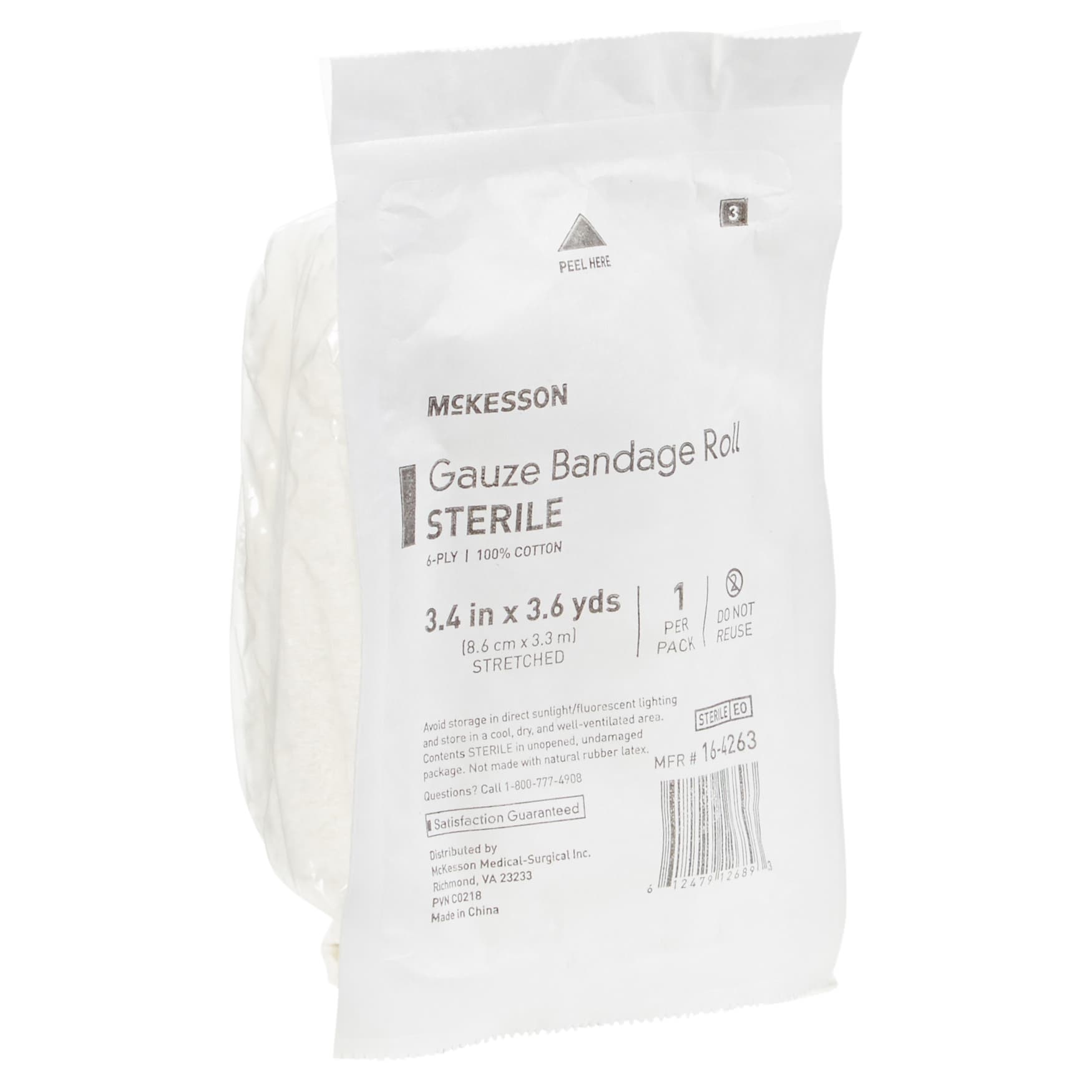 McKesson Cotton Fluff Bandage Roll - Image 4