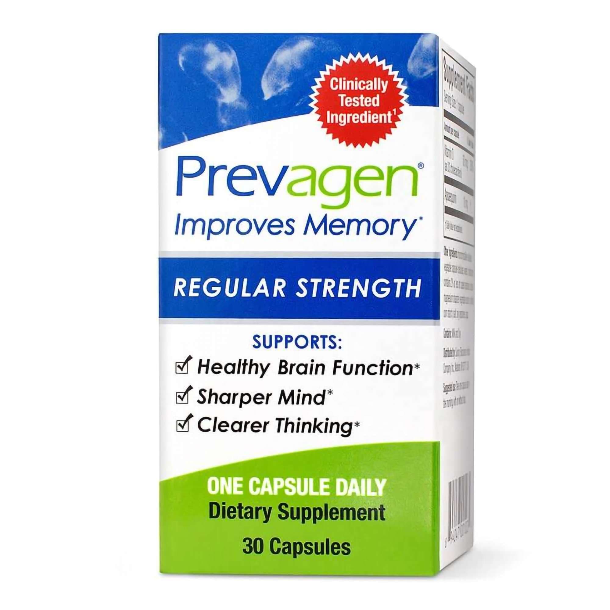 Prevagen Regular Strength Brain Health Supplement Capsules