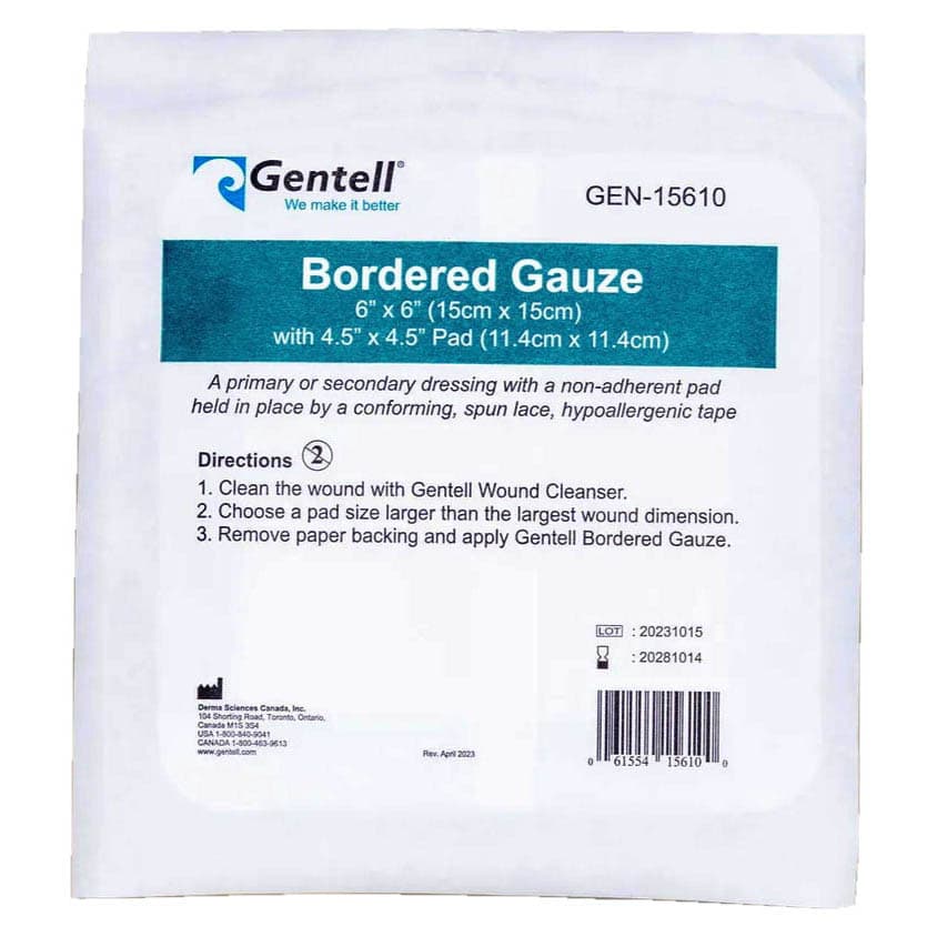 Gentell Bordered Gauze Dressing - Image 6