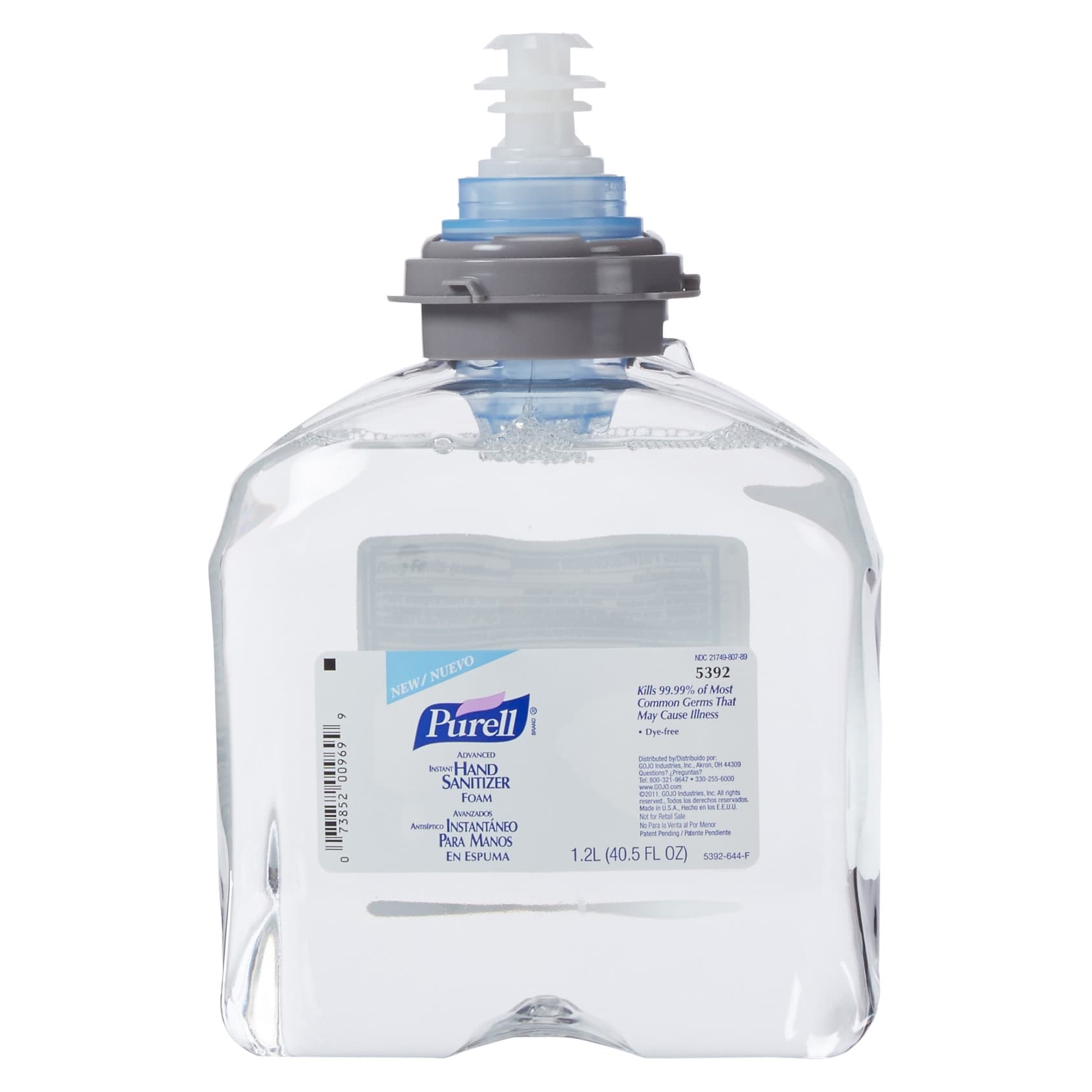 Purell Advanced Hand Sanitizer Foam Foam Refill Bottle For TFX Touch-Free dispenser - Image 2