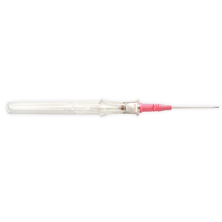 BD Angiocath Peripheral IV Catheter, Stright Hub, Pink, 20 Fr, 1.88 Inch - Case of 200 - Image 1