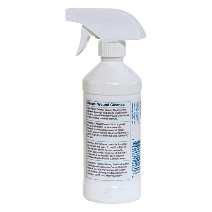 Gentell Dermal Wound Cleanser Spray Bottle NonSterile - Image 4