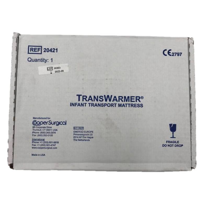 TransWarmer Infant Transport Mattress Instant Hot Pad For Full Body