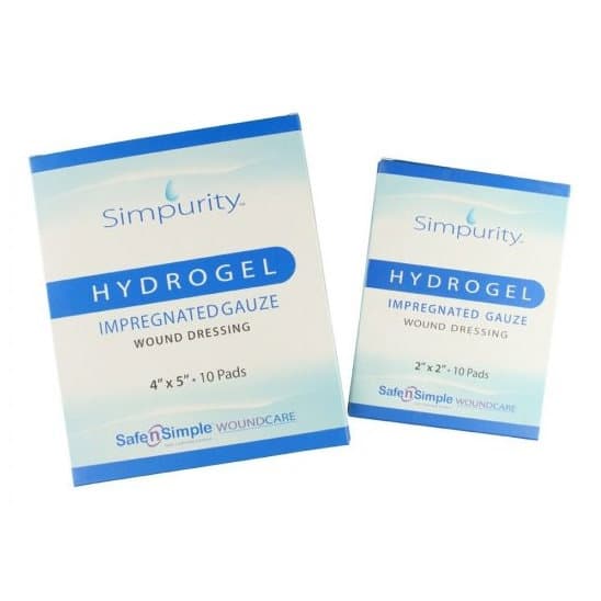 Simpurity Impregnated Hydrogel Gauze Wound Dressing - Image 1