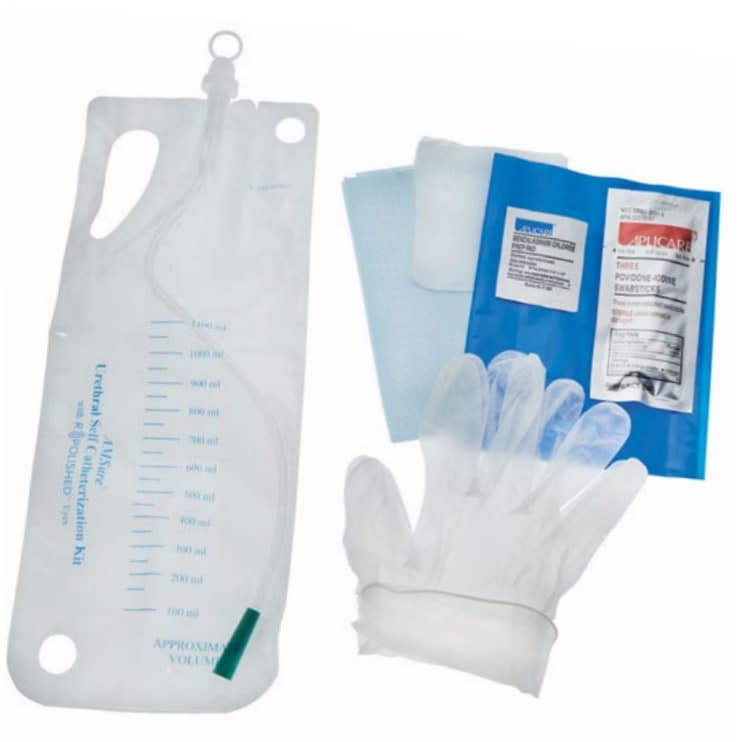 Amsure Urethral Self Catheterization Kit with R Polished Eyes