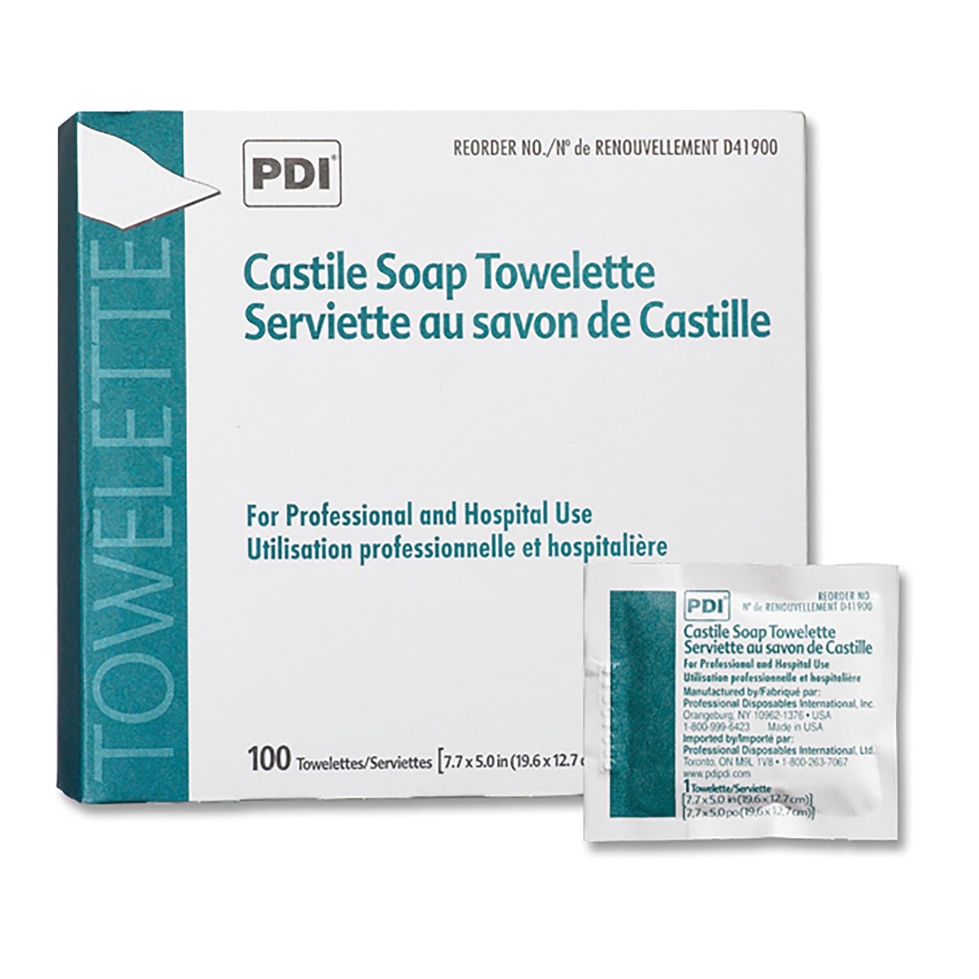 PDI Castile Soap Towelettes