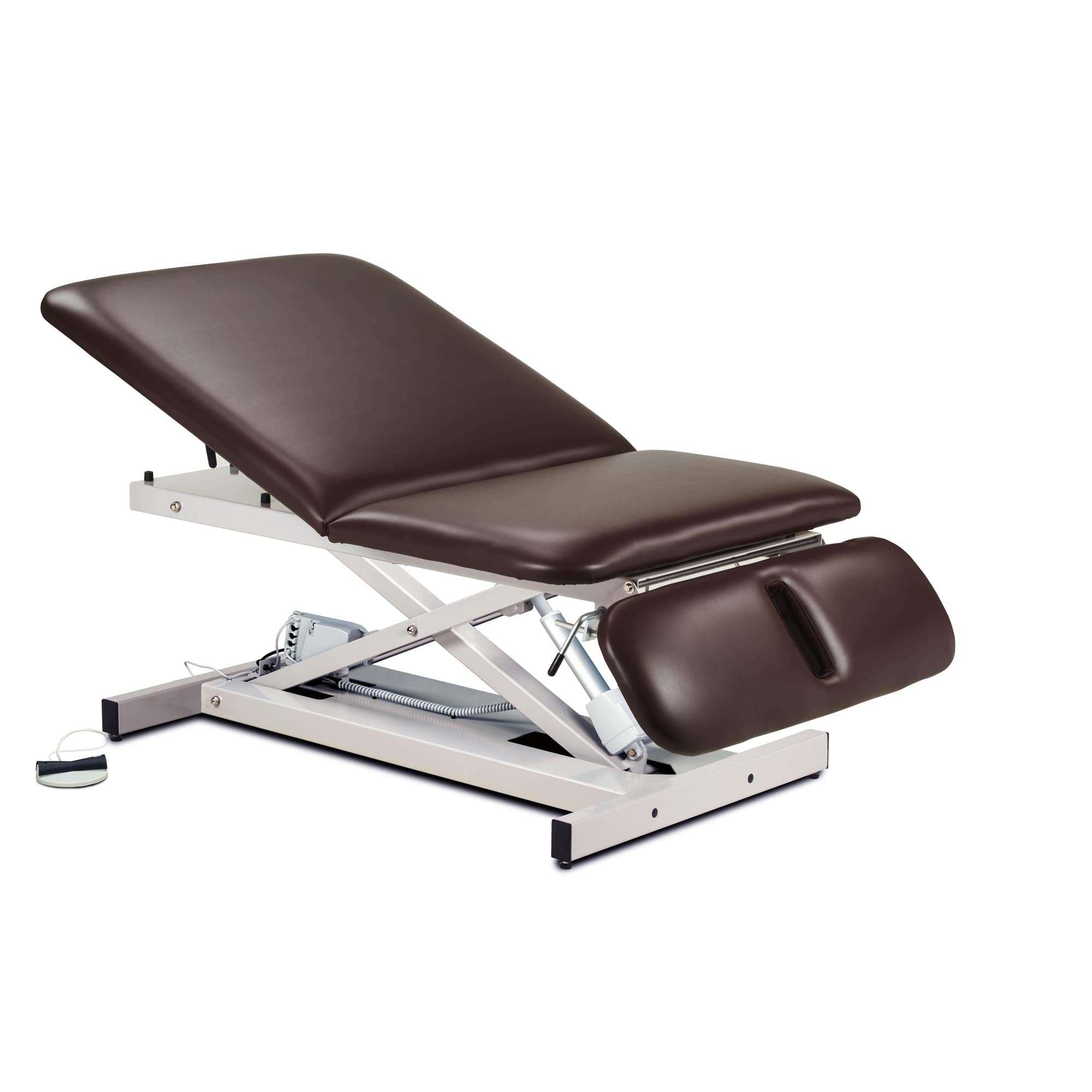 Clinton extra wide, bariatric, power table with adjustable backrest and drop section