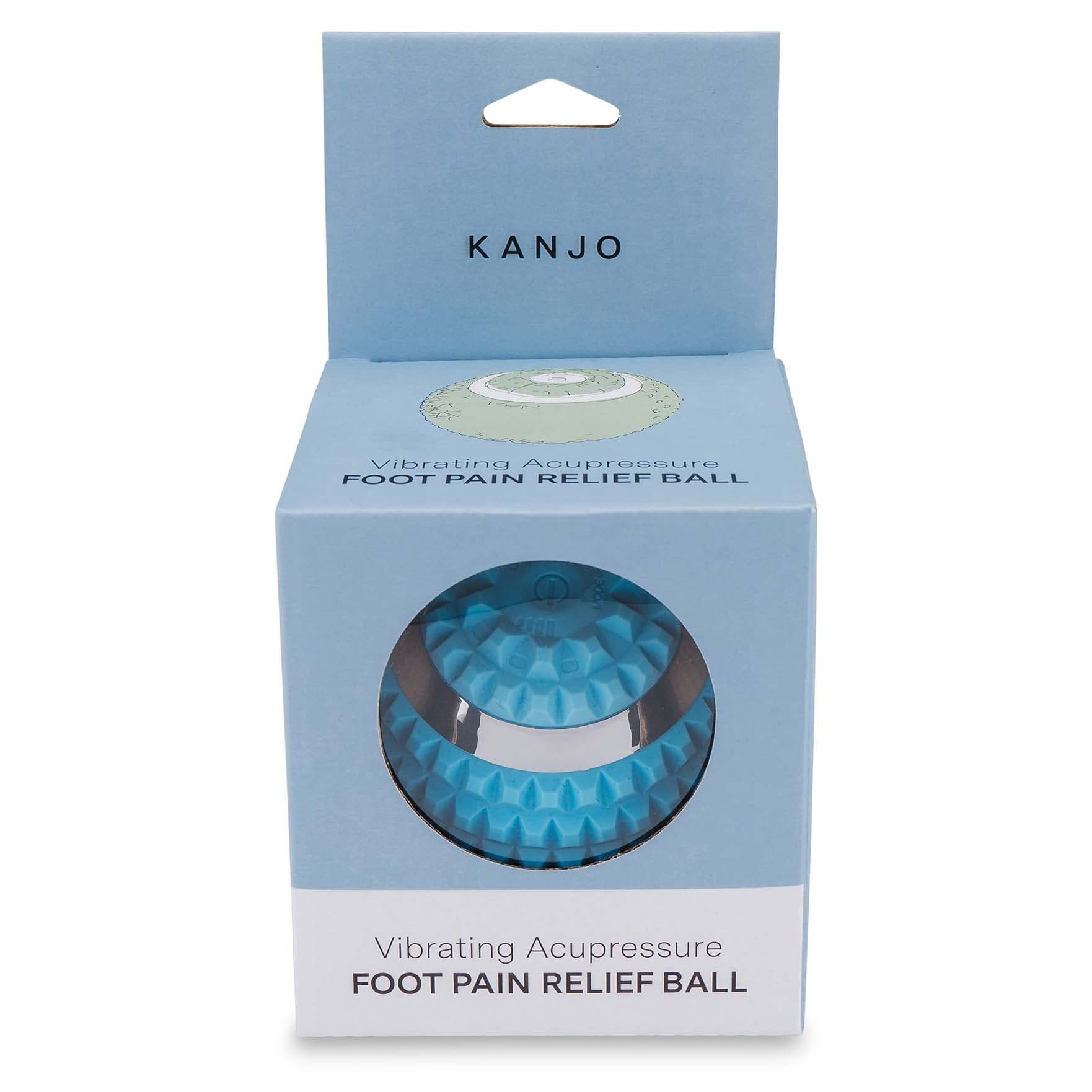 Acutens Kanjo Vibrating Acupressure Foot Massager Ball, Blue