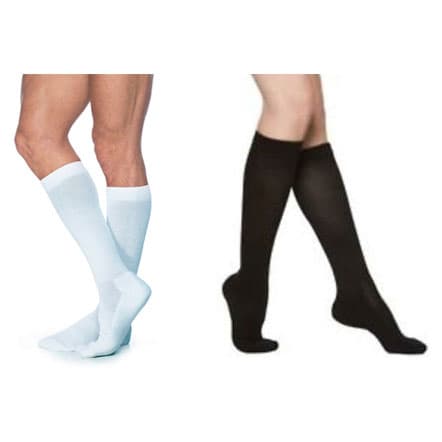 Sigvaris Motion Cushioned Cotton Calf High Compression Socks, 20-30mmHg