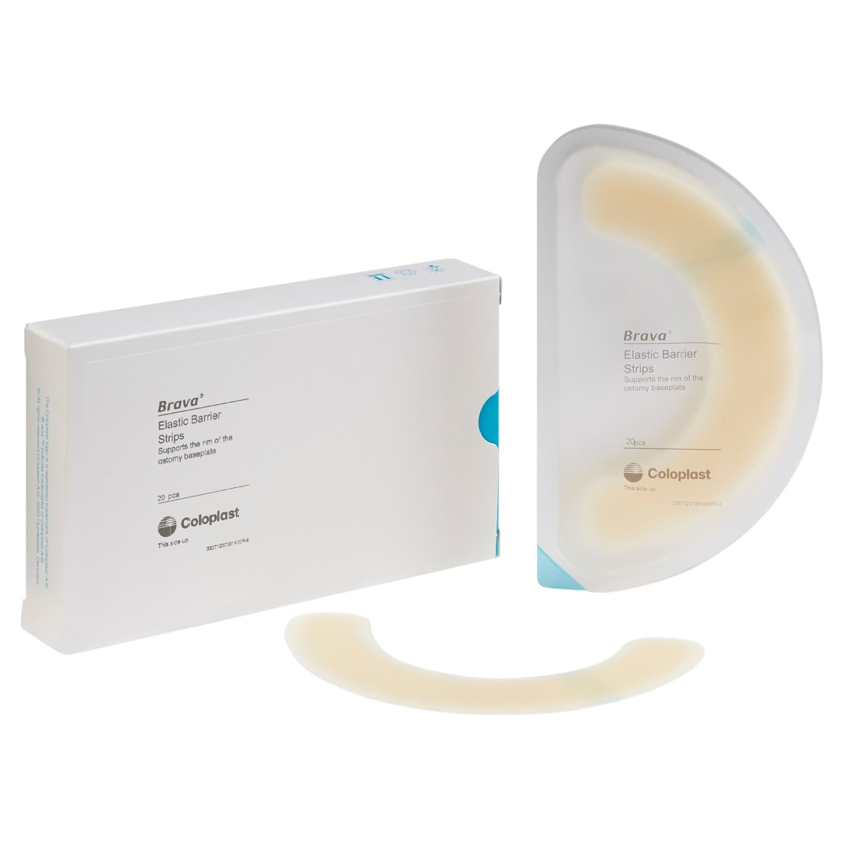 Brava Elastic Barrier Strips, Curved - Box of 20 - Image 1