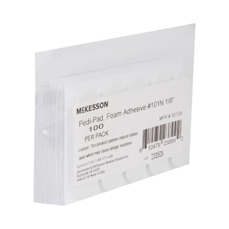 McKesson Pedi-Pad Protective Pad White - Image 1