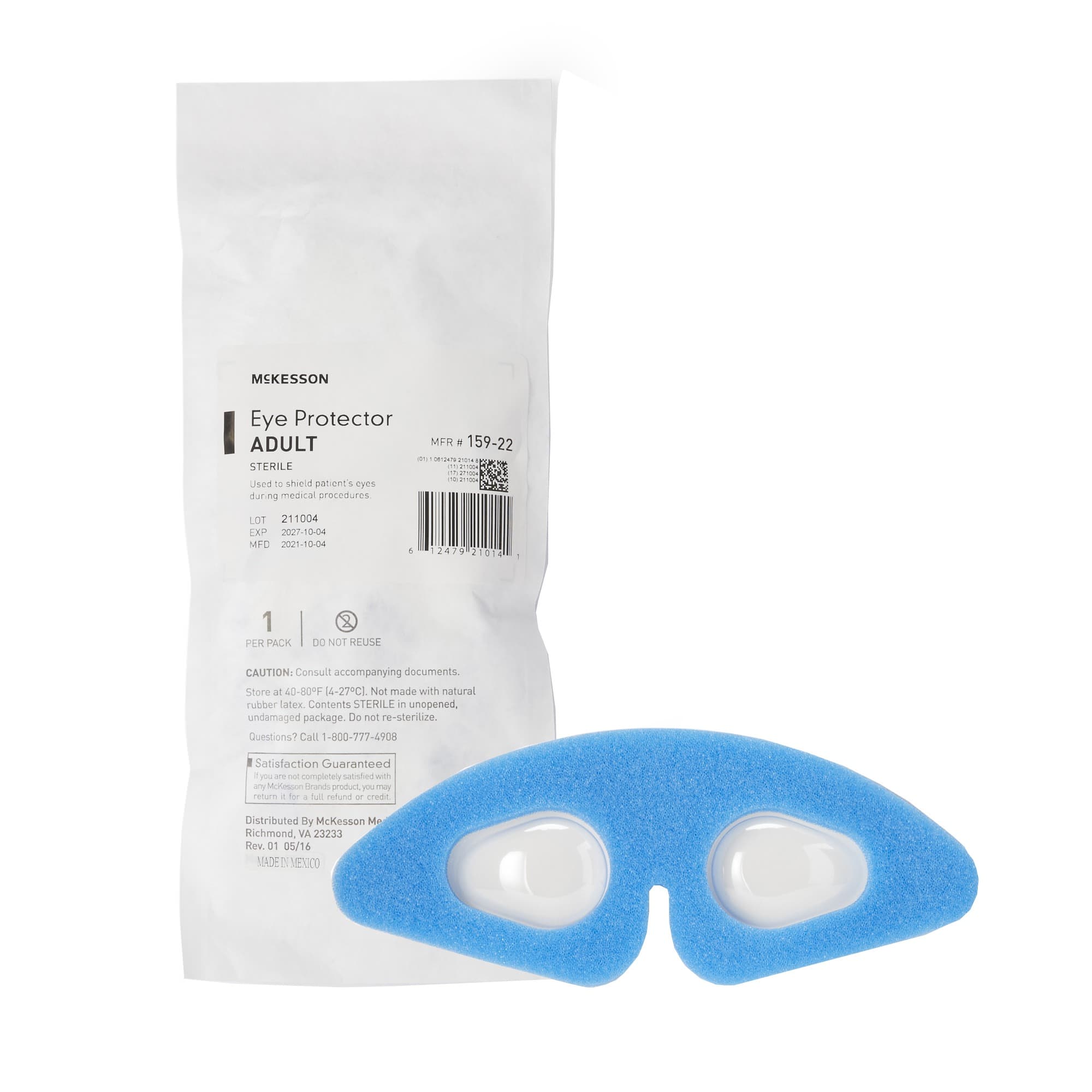 McKesson Eye Protector Blue Disposable - Image 1