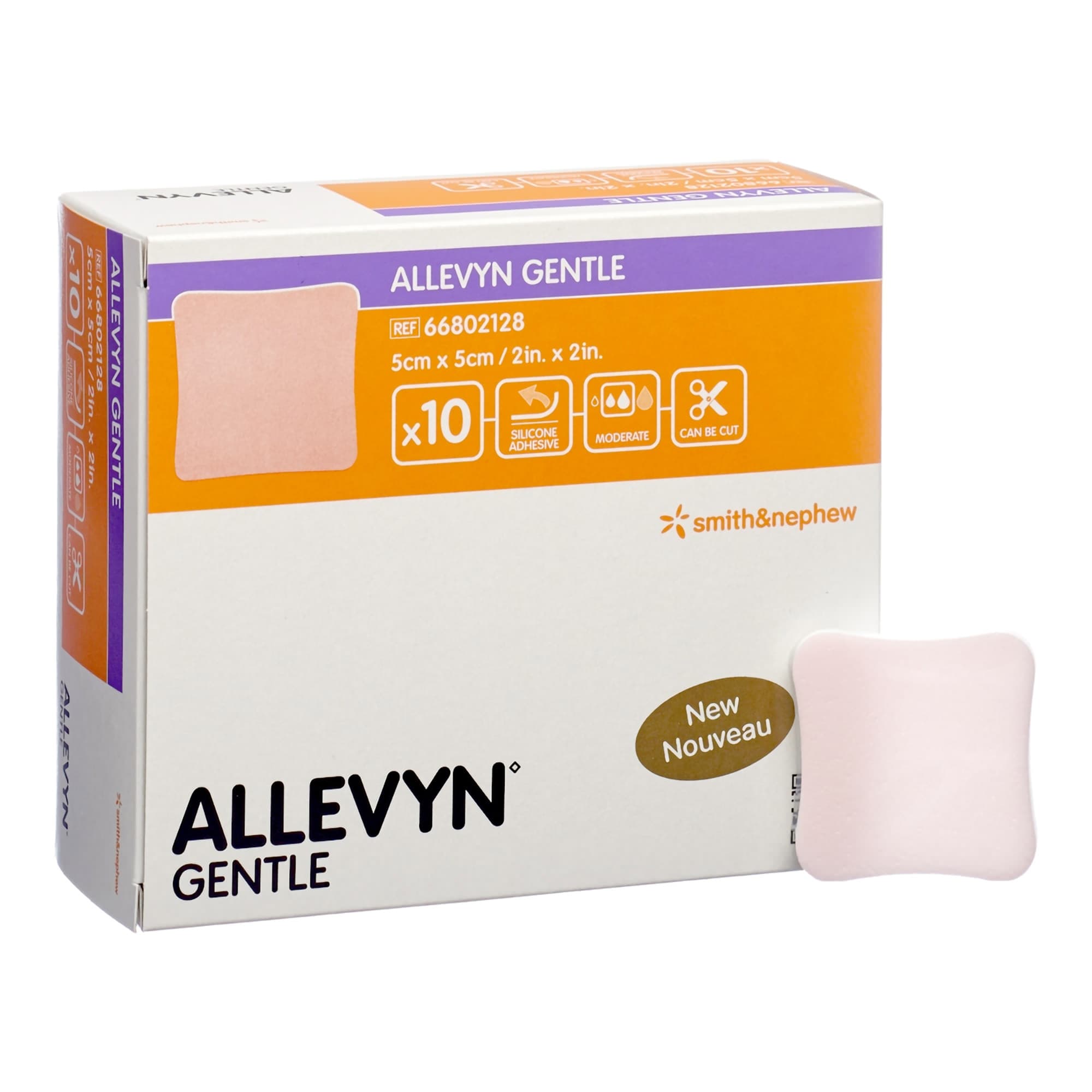 Allevyn Gentle Adhesive Hydrocellular Foam Dressing without Border - Image 1