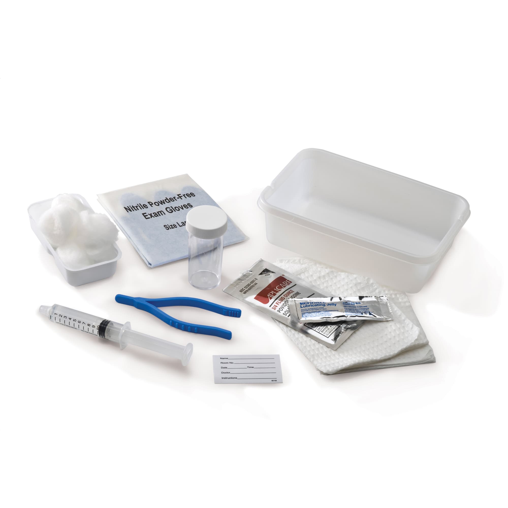 Dover Silicone Insertion Foley Prep Tray