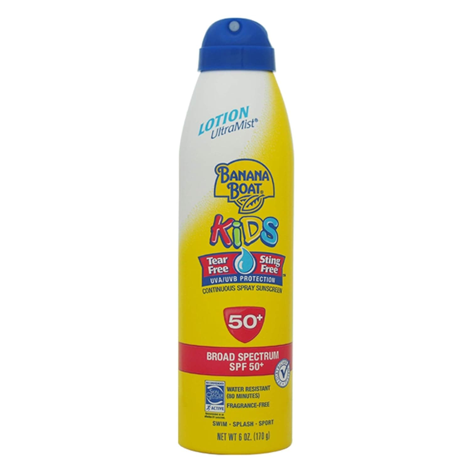 Banana Boat Kids UltraMist Sunscreen Spray with SPF 50, 6 oz