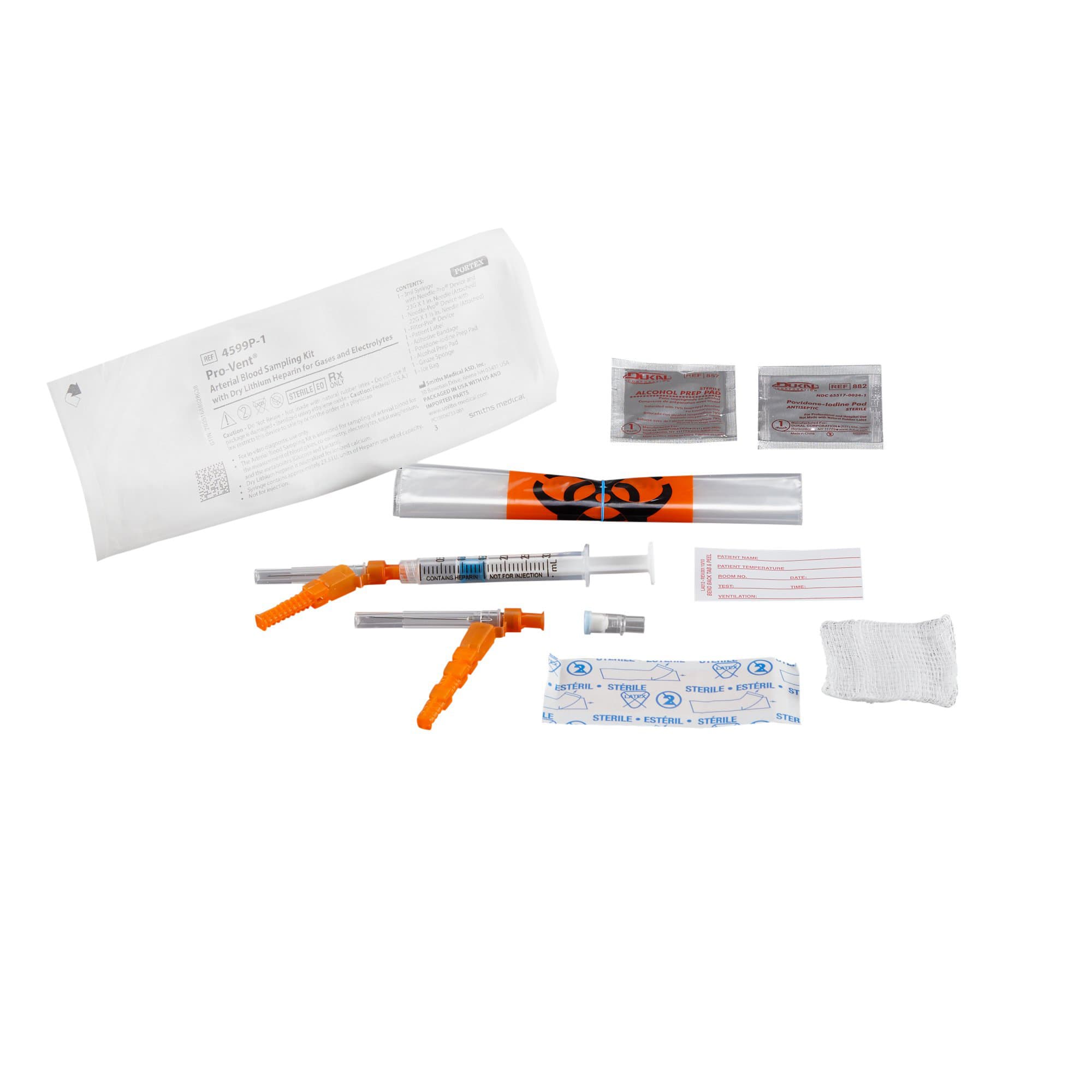 Pro-Vent Plus Arterial Blood Gas Kit