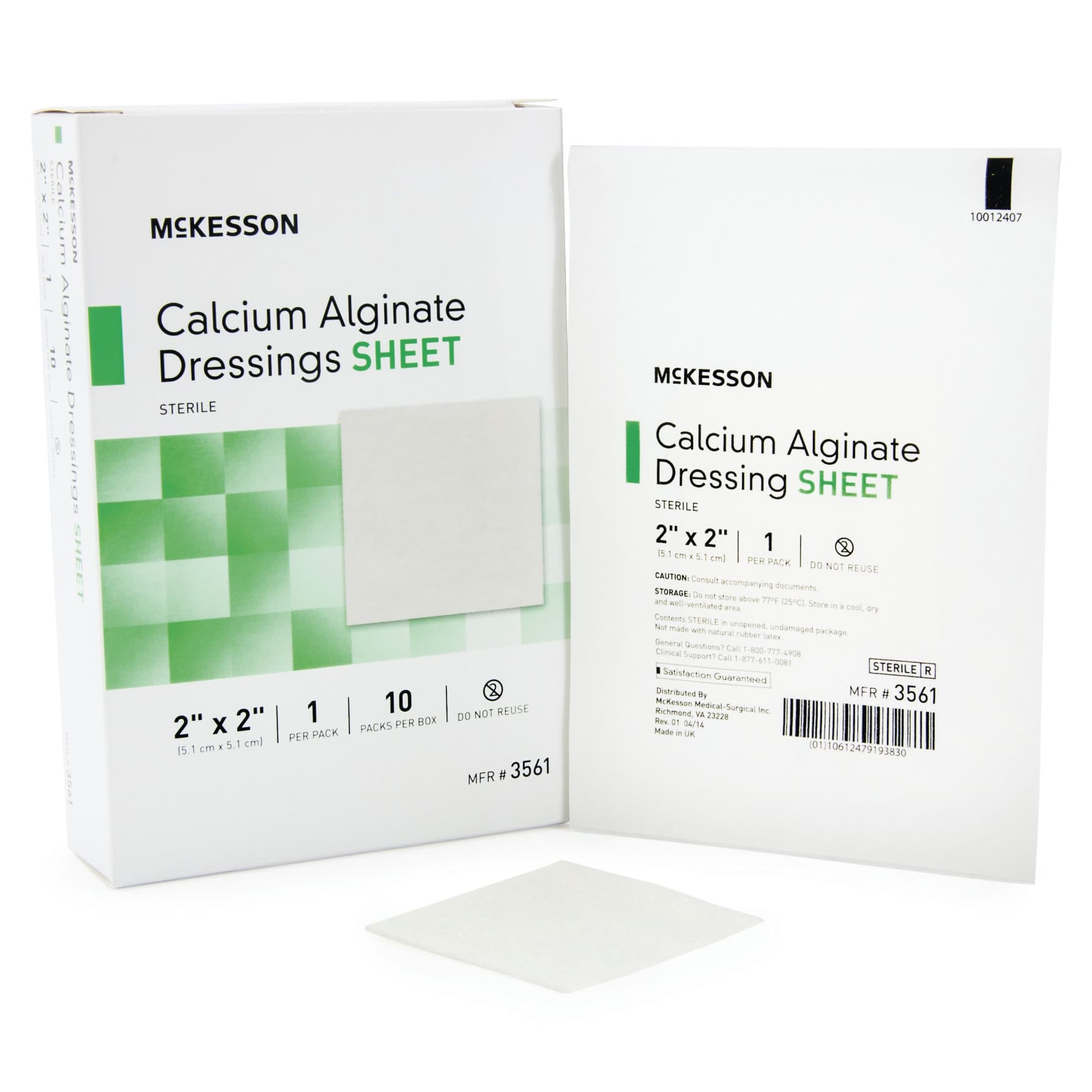 Mckesson Calcium Alginate Dressing