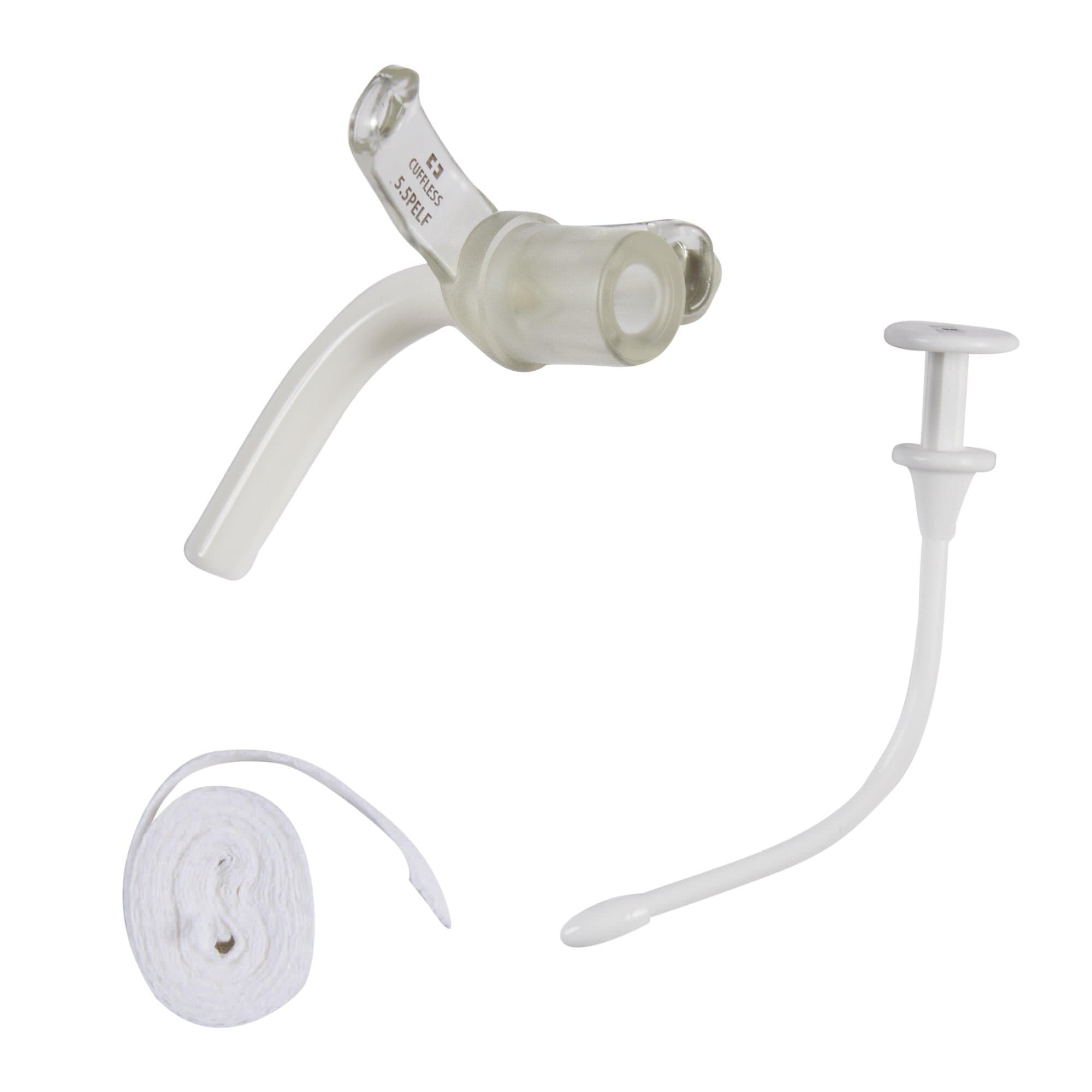 Shiley Extra-Long Pediatric Uncuffed Tracheostomy Tube - Image 2