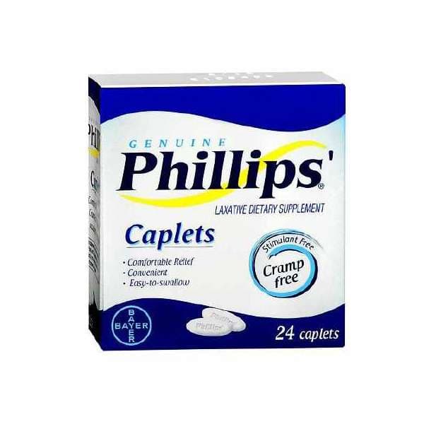 Phillips' Laxative Caplet - Box of 24
