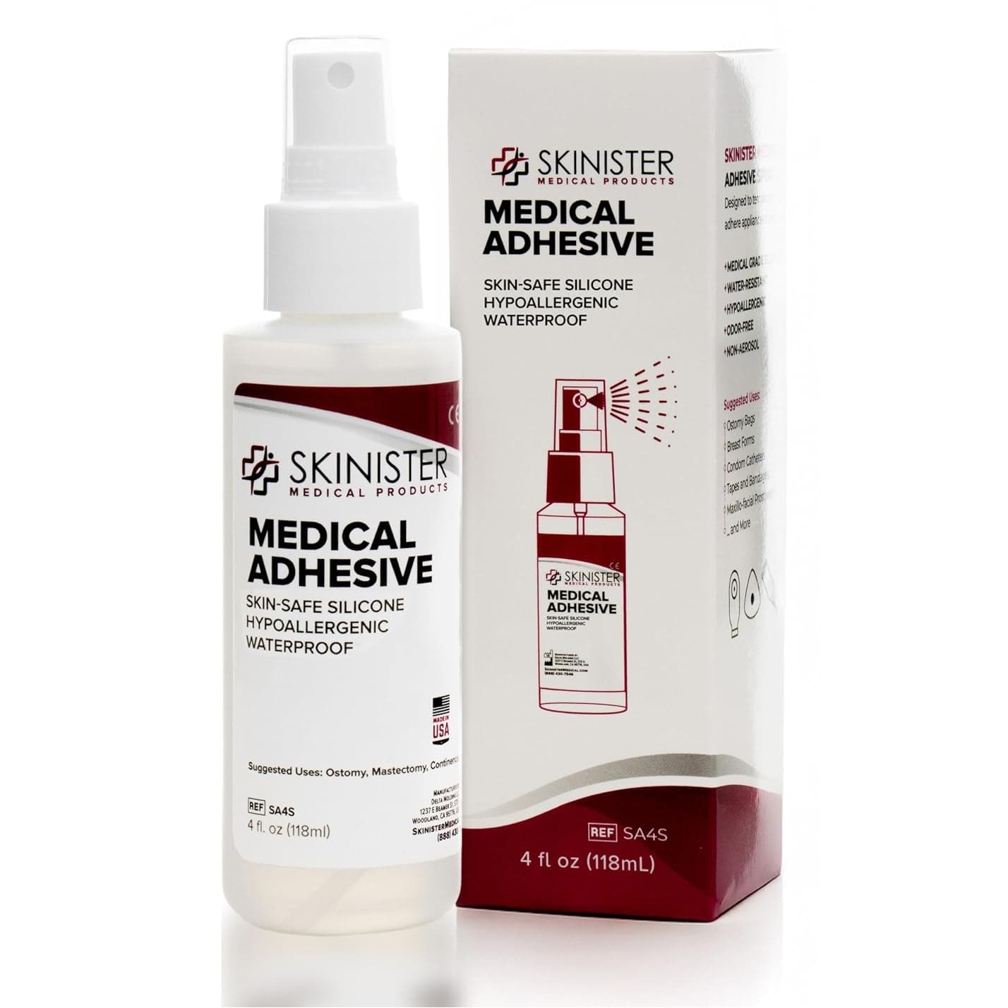 Skinister Medical Adhesive Spray, 4 oz - Each