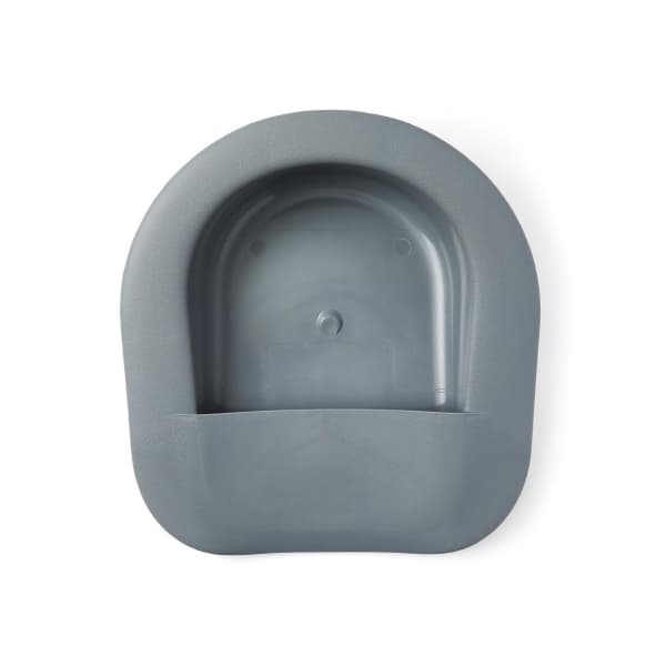 Medline Bariatric Bedpan, Gray, 16.25 W x 5 H Inch, Female - Case of 4