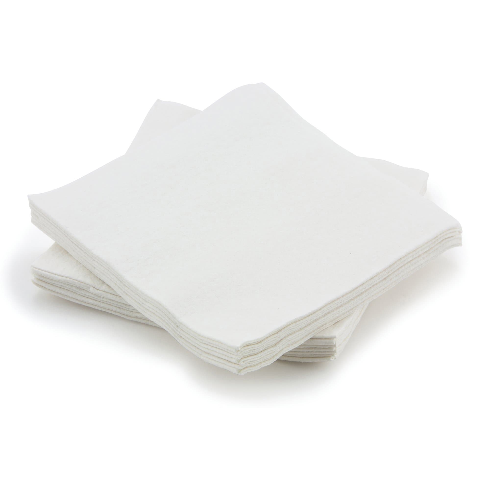 McKesson White Disposal Washcloth, 13 X 13 Inch - Case of 500 - Image 3
