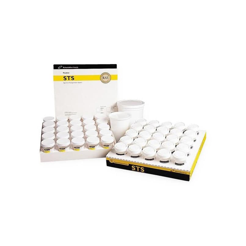 Cardinal Handi Pack Prefilled Formalin Container, 30 mL Fill in 60 mL (2 oz.) - Box of 24 - Image 1