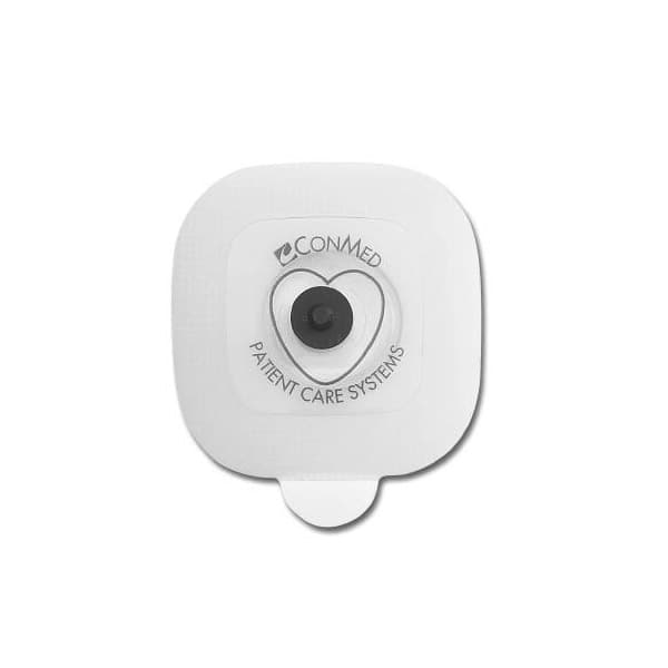 Conmed ECG Monitoring Electrode, Tape Backing, 2 x 2 Inch - Case of 600 - Image 1