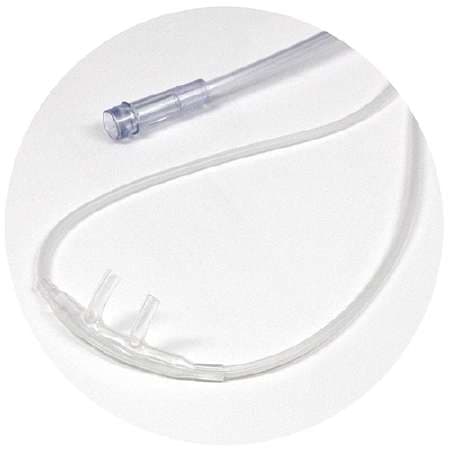 Sunset ETCO2 Nasal Sampling Cannula with O2 Delivery Clear Over Ear 6 LPM NonSterile - Case of 50 - Image 1