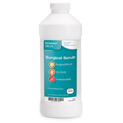 Bactoshield Surgical Scrub Solution Liquid, Bottle, 4% Strength, 32 oz - Case of 12 - Image 1
