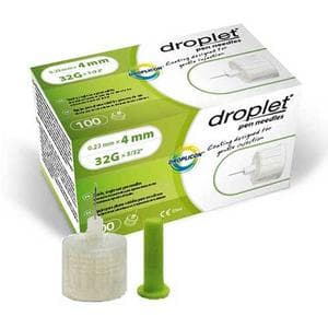 HTL-Strefa Droplet Pen Needle, 32 Gauze, 4mm - Case of 2400 - Image 1