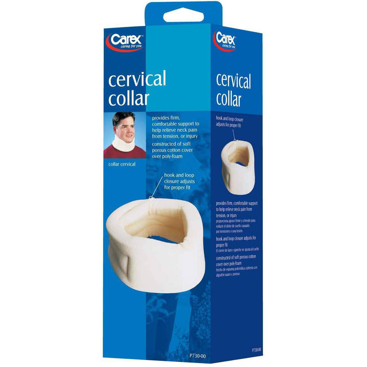 Carex Cervical Collar Poly Foam with Soft Porous Cotton Cover - Image 2
