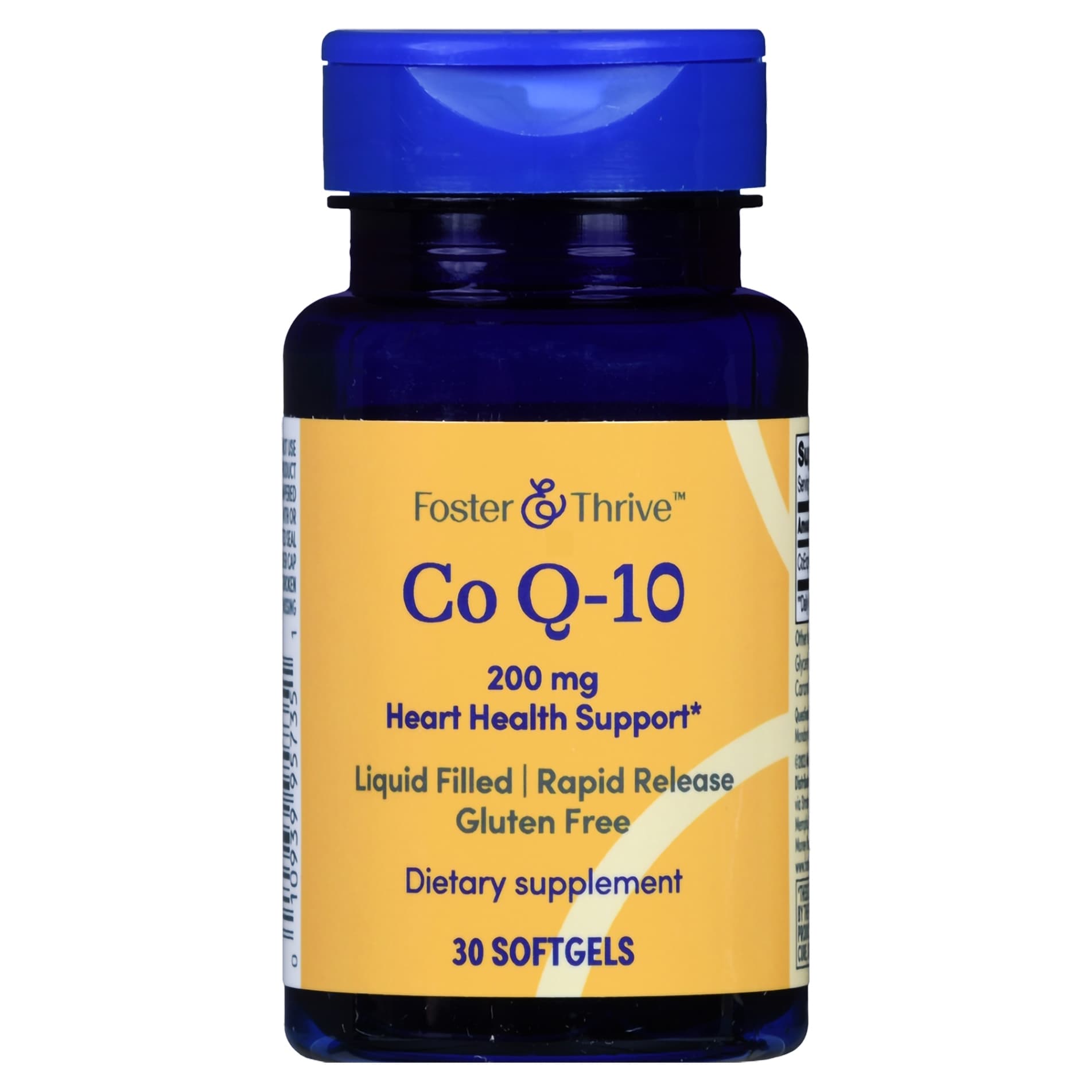 Foster & Thrive CoQ-10 200 mg Rapid Release Softgels - Image 1