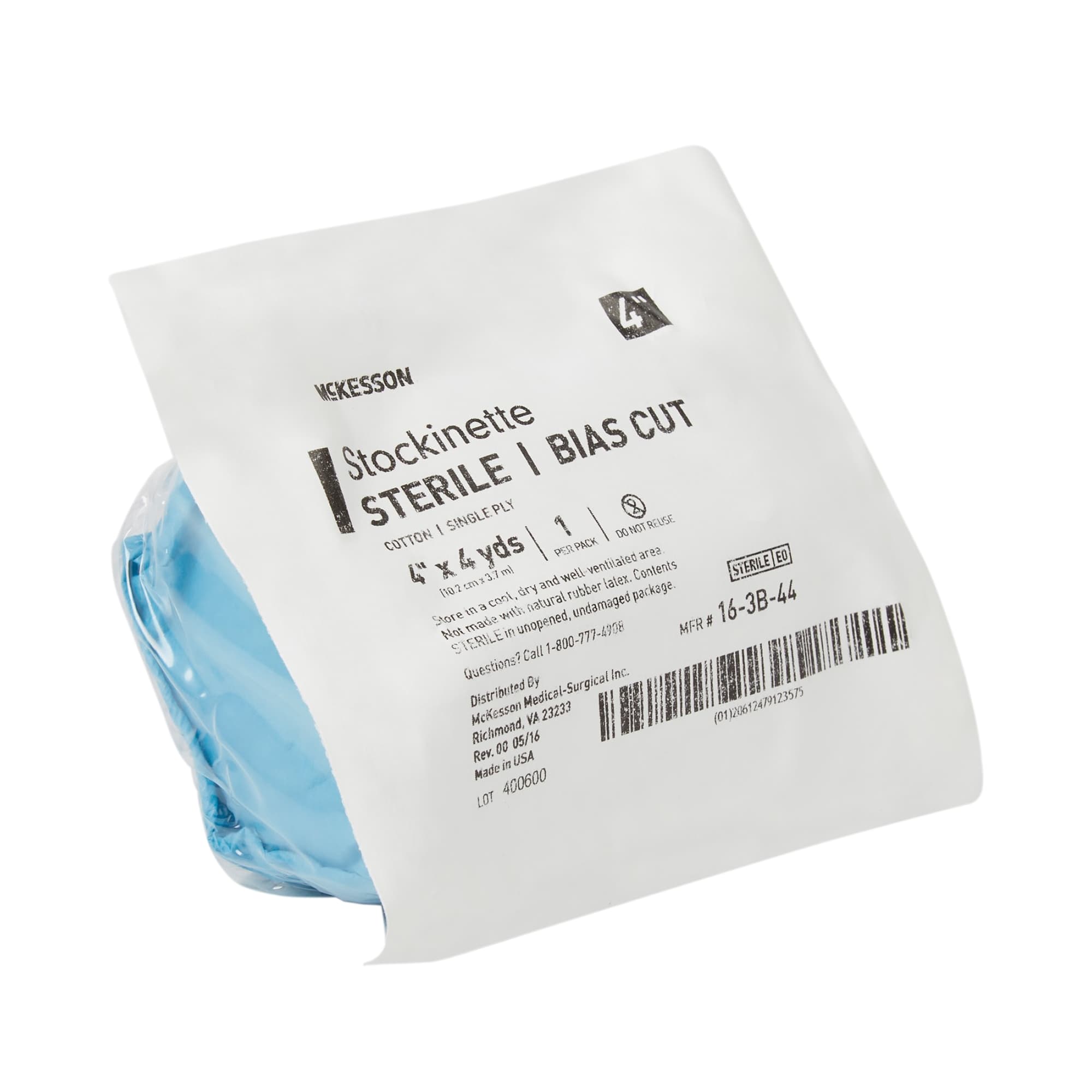McKesson Bias Cut Stockinette Beige Sterile - Image 2