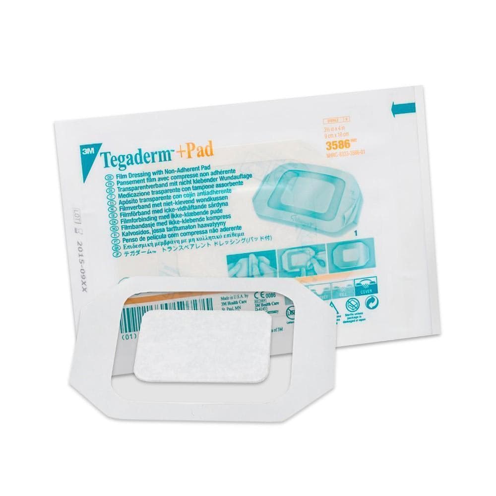 3M Tegaderm Plus Pad Film Dressing - Image 1