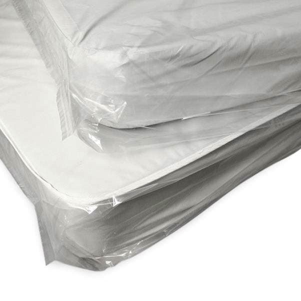 Medline Clear Vinyl Mattress Cover, 40" × 10" × 90" - Case of 30