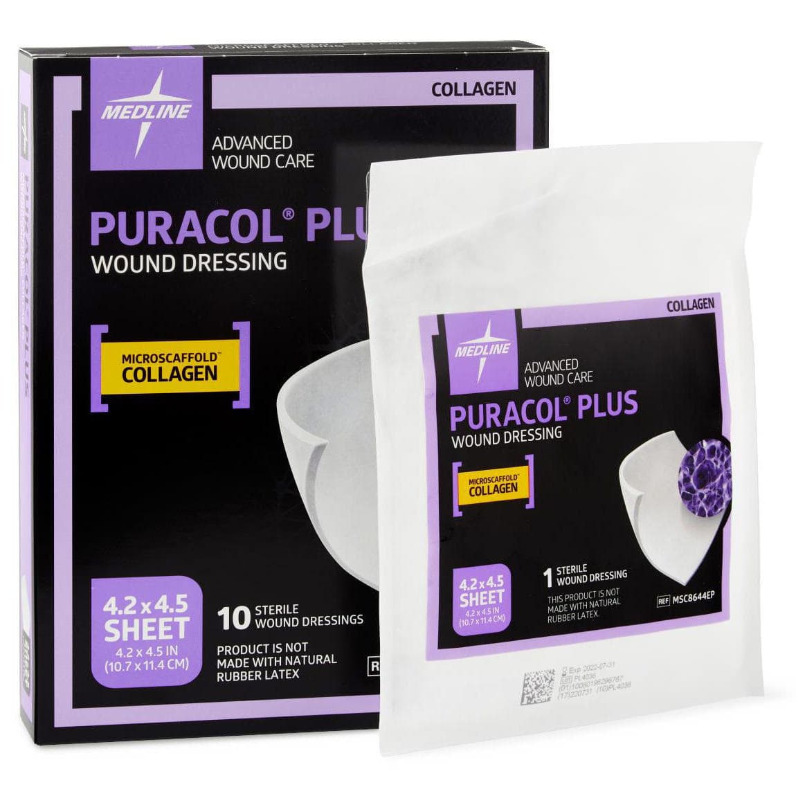 Puracol Plus Collagen Wound Dressing, Sterile