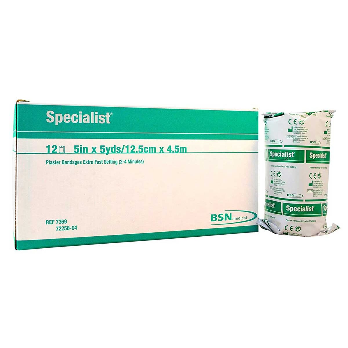 Specialist Extra-Fast Plaster Bandages, 5 Inch x 15 Foot - Case of 48 - Image 1