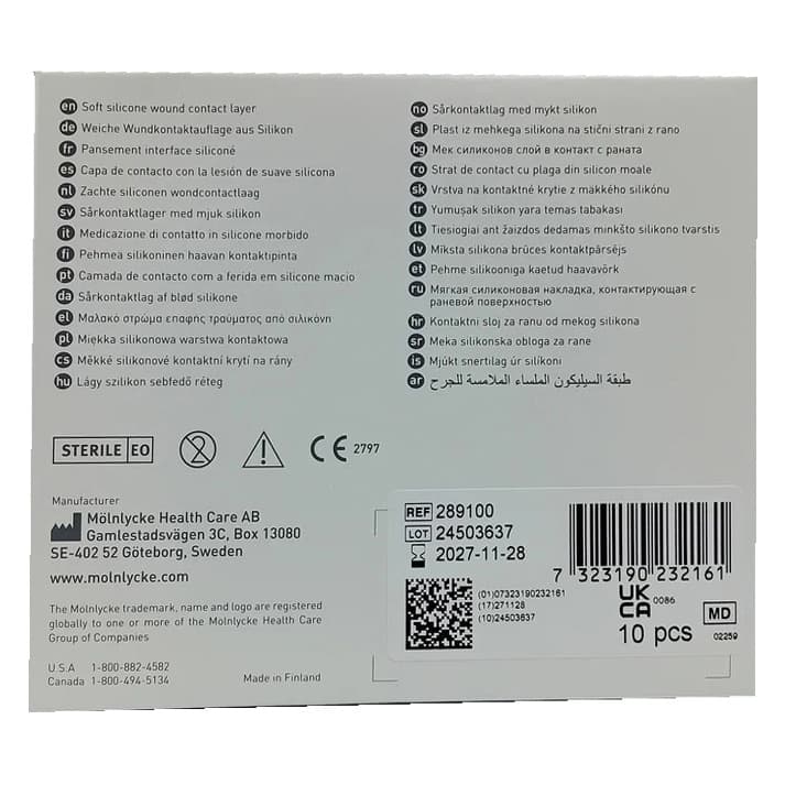 Mepitel One Sided Soft Silicone Wound Contact Layer Dressing - Image 2