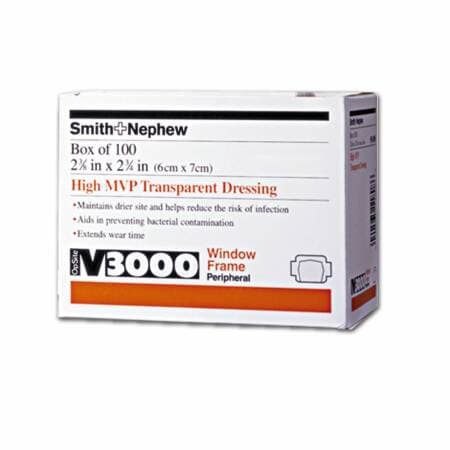 IV3000 1-Hand Delivery Moisture Responsive Catheter Dressing, Sterile - Box of 50 - Image 1