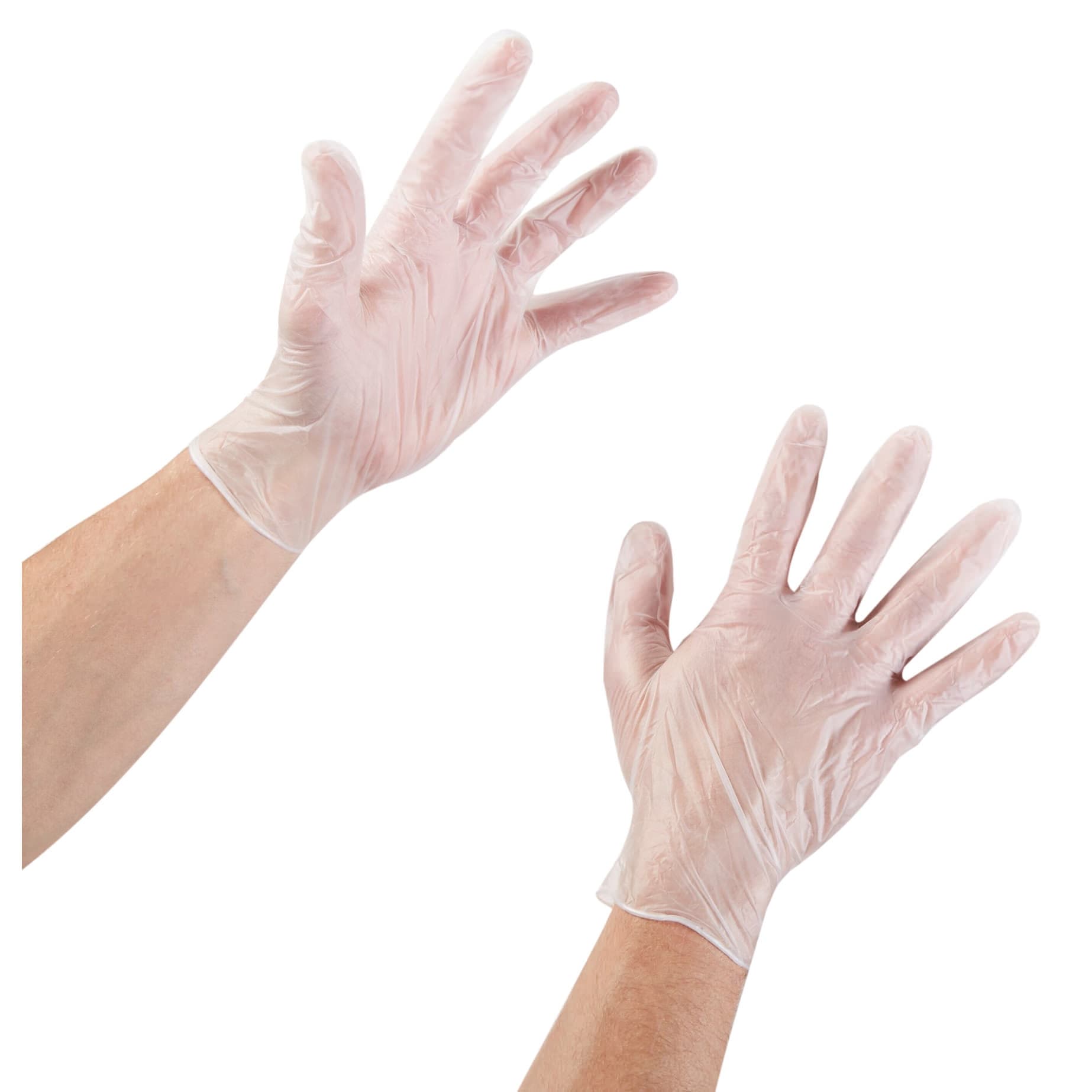 McKesson Confiderm Vinyl Standard Cuff Powder Free Exam Gloves - Image 7