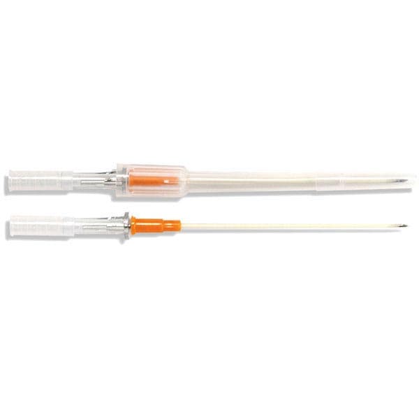 BD Angiocath Peripheral IV Catheter, FEP Polymer, Orange, 14 Fr, 3.25 Inch - Case of 50 - Image 1