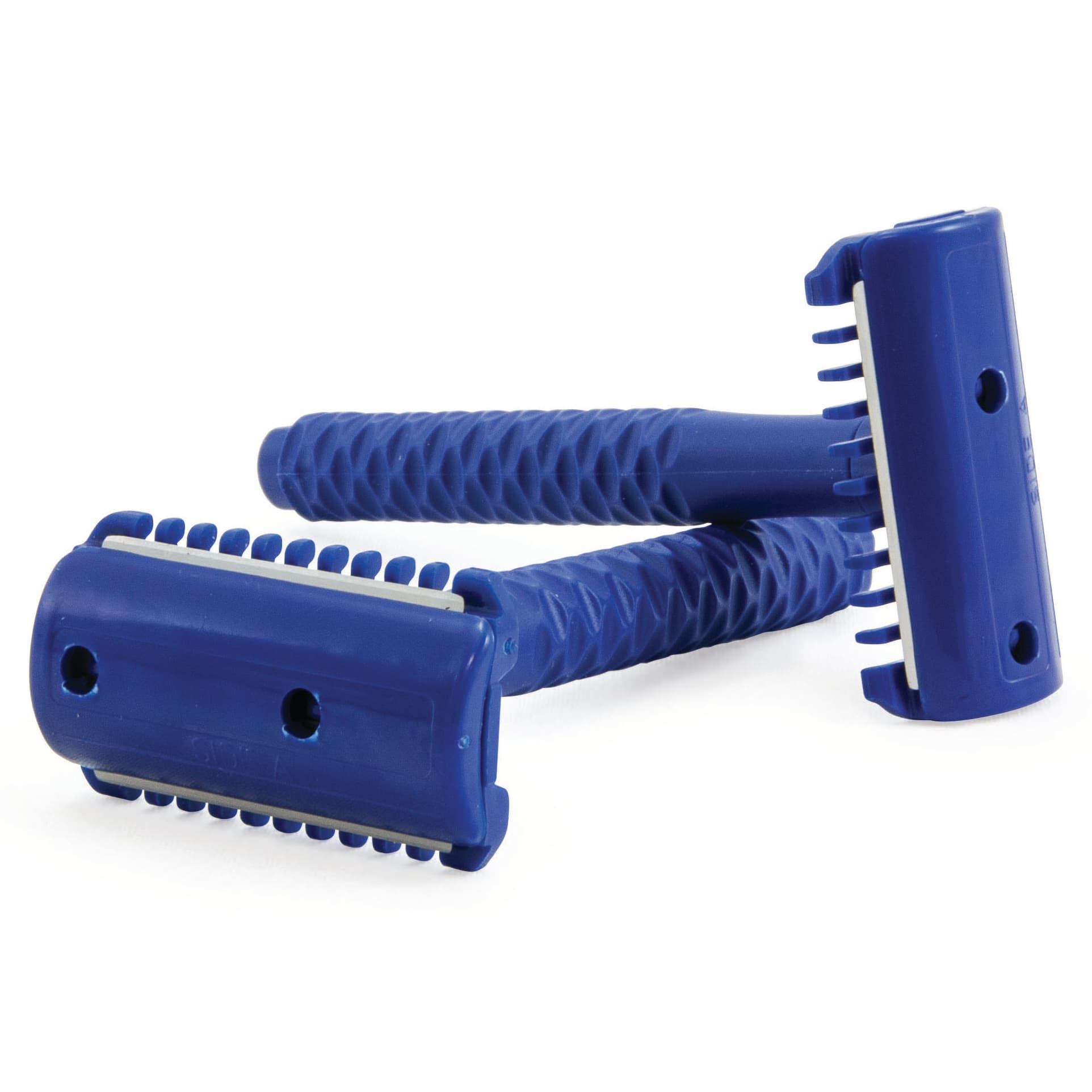 McKesson Razor Stainless Steel Blade Blue Double Edged Plastic Handle - Image 4