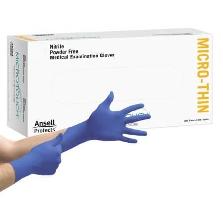 Ansell Micro-Touch Micro-Thin Nitrile Exam Gloves - Image 1