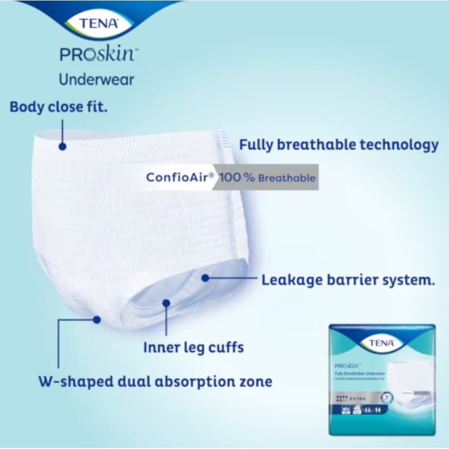TENA ProSkin Extra Fully Breathable Underwear - Image 4