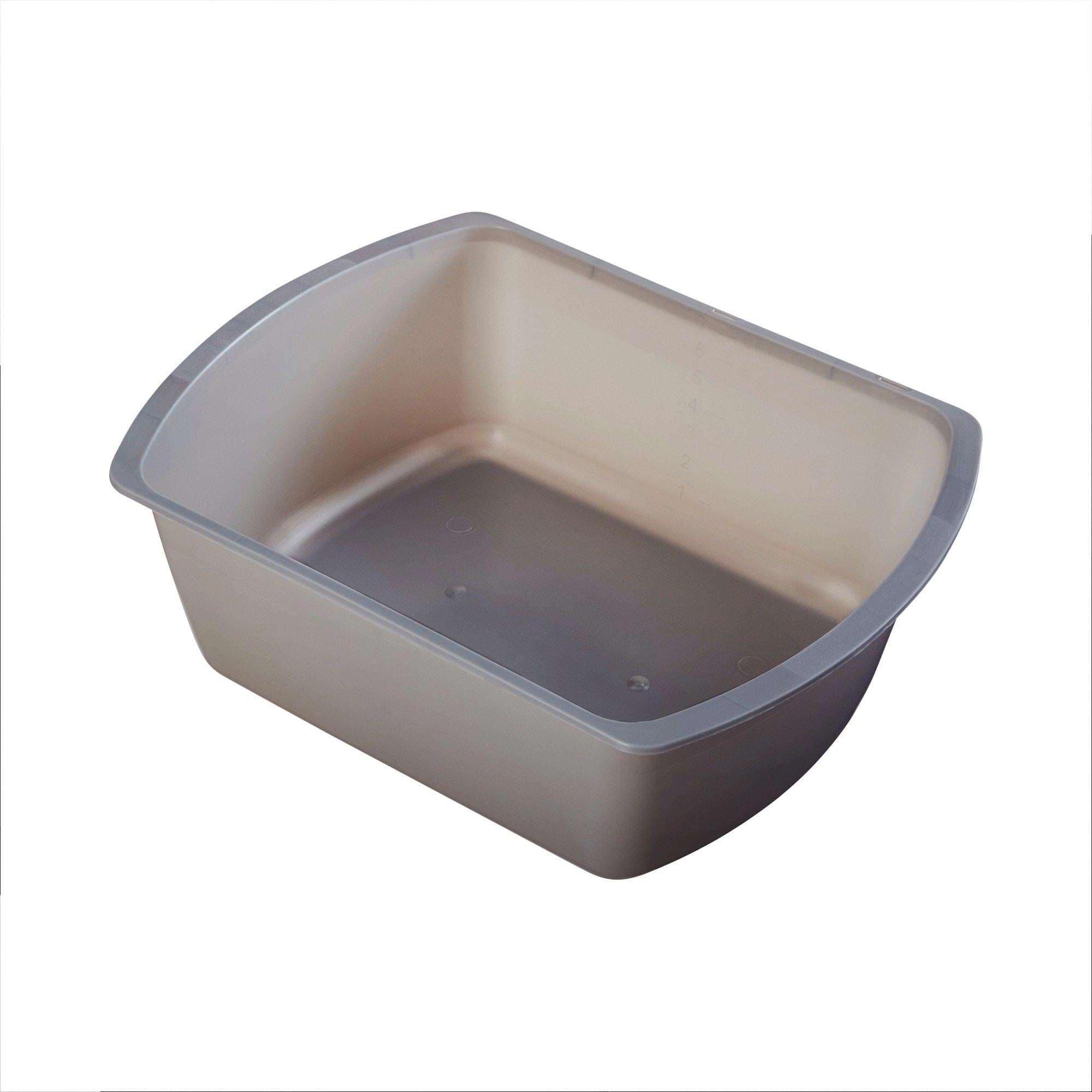 McKesson Wash Basin Graphite 5 D x 10 W x 13 L Inch Rectangle, NonSterile - Image 1