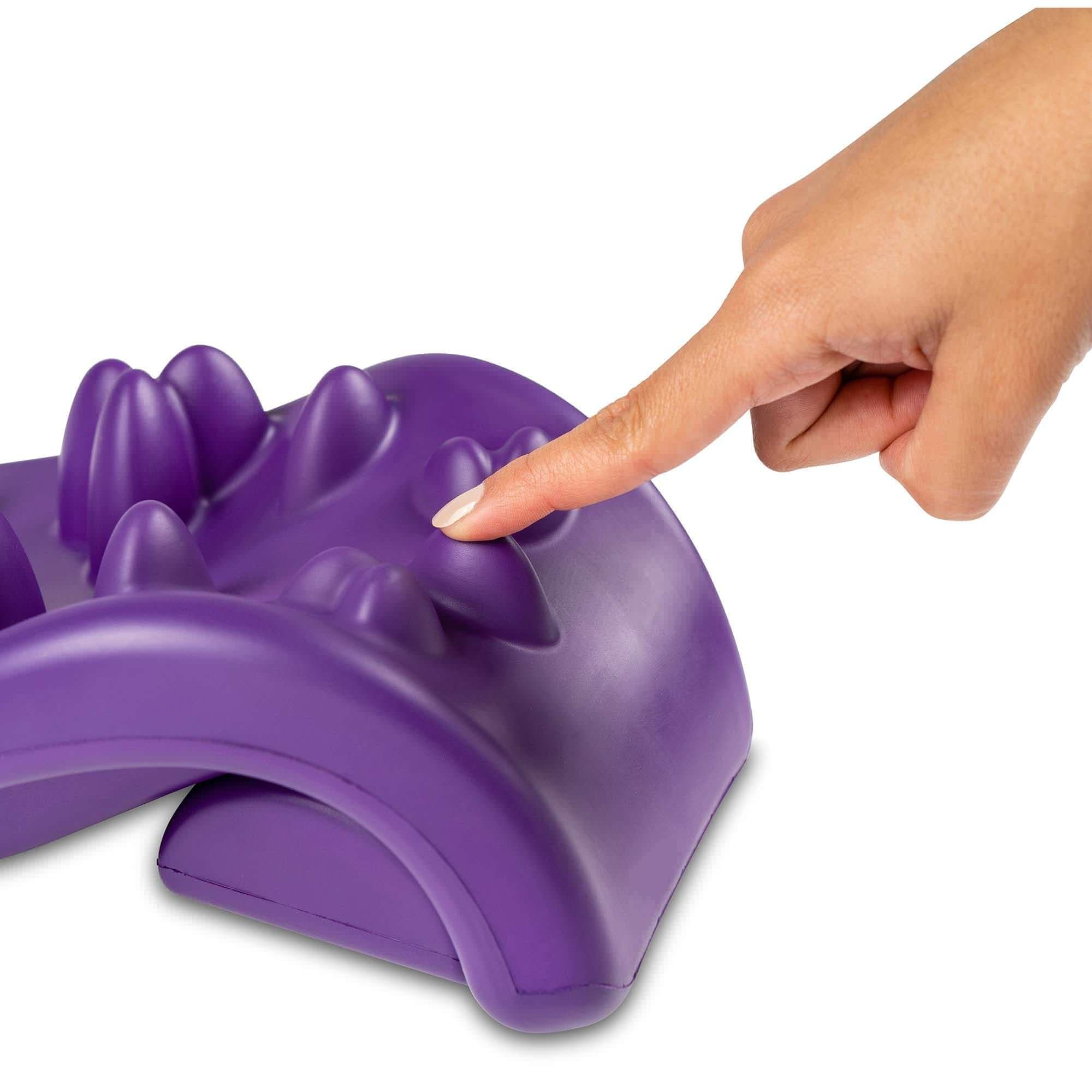 Acutens Kanjo Acupressure Neck Cushion, Purple - Image 5