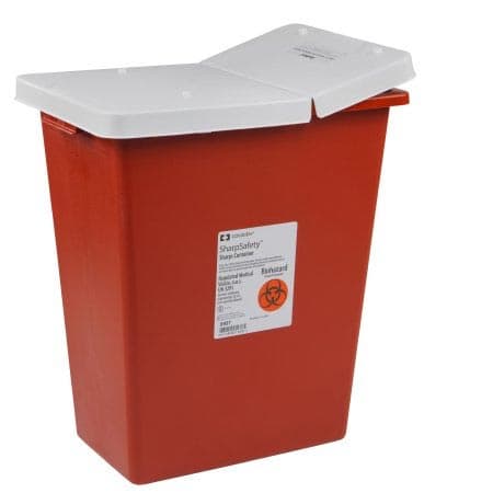 SharpSafety Multi-purpose Sharps Container, 12 Gallon - Image 1