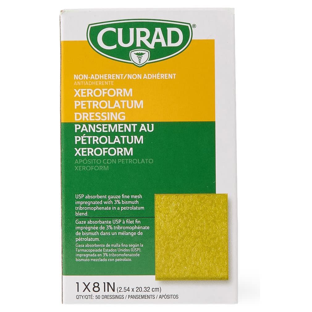 Curad Non Adherent Xeroform Petrolatum Gauze Dressing - Image 2
