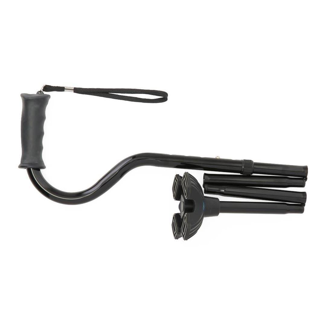 Medline 4-Point Offset Folding Hybrid Cane - Image 3